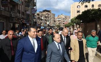 محافظ كفرالشيخ يتفقد شوارع وميادين فوّه لمتابعة المرافق والارتقاء بمستوى الخدمات