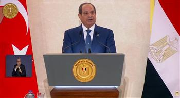 الرئيس السيسي: العلاقات الاقتصادية بين مصر وتركيا وصلت لمستويات غير مسبوقة