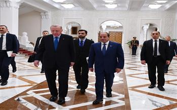 تفاصيل استقبال الرئيس السيسي نظيره التركي ومباحثاتهما بقصر الاتحادية| صور