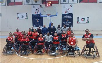 وزير الشباب والرياضة يهنئ منتخب كرة السلة على الكراسي المتحركة بفضية العرب