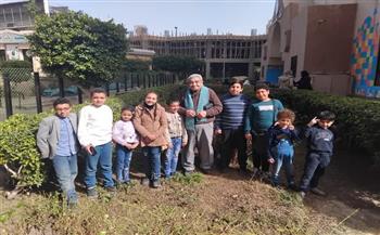 ورشة تثقيفية بعنوان "المساحات الخضراء وأهميتها في خلق بيئة نظيفة" بمكتبة 6 أكتوبر العامة