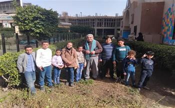 ورشة تثقيفية بعنوان "المساحات الخضراء وأهميتها في خلق بيئة نظيفة" بمكتبة 6 أكتوبر العامة