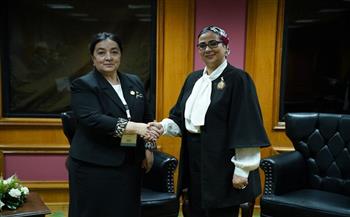 المستشارة أمل عمار تلتقى مع نائبة رئيس وزراء أوزبكستان لبحث سبل التعاون في دعم وتمكين المرأة