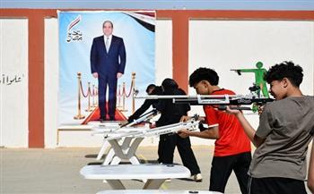 وزير الرياضة ومحافظا الوادي الجديد ومطروح يشهدون ختام بطولة للرماية  