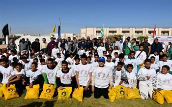 وزير الرياضة ومحافظا الوادي الجديد ومطروح يشهدون فعاليات معرض الحرف التراثية وملتقى توظيف مصر