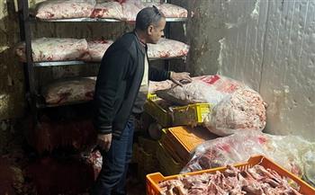 محافظة الجيزة تضبط 26 طنًا من مصنعات ومقطعات اللحوم الفاسدة خلال شهر  