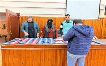 "صناع الخير " توزع نظارات طبية على الحالات المستحقة مجانا ببورسعيد