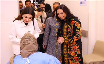 وزيرة التضامن تتفقد مستشفى أهل مصر لعلاج الحروق بالقاهرة الجديدة  