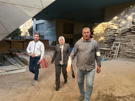 مدير عام ثقافة الفيوم تتفقد المراحل النهائية لتطوير قصر ثقافة الفيوم