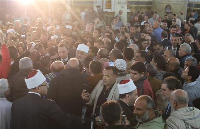 مفتي الجمهورية يؤدي صلاة الجمعة في المنصورة بمناسبة العيد القومي الـ 776 للدقهلية