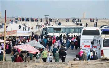 آلاف الزوار.. جبال الملح وحدائق فريال تتصدران جولات زوار بورسعيد