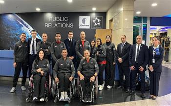 منتخب الريشة الطائرة البارالمبي يتوجه إلى البحرين للمشاركة في بطولة العالم 