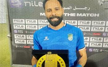 الدوري الممتاز.. جنش يفوز بجائزة رجل مباراة الاتحاد السكندري أمام الطلائع