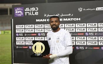 الدوري الممتاز.. أحمد كالوشا يفوز بجائزة رجل مباراة بتروجت وإنبي