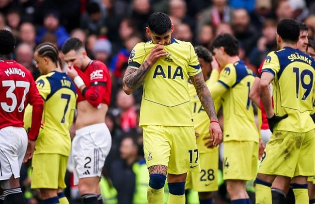 الدوري الإنجليزي.. مانشستر يونايتد يتقدم على توتنهام بهدف في الشوط الأول