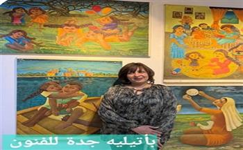 التشكيلية «ماجدة علي» تقدم رؤية نقدية للمعارض الفنية بجدة   
