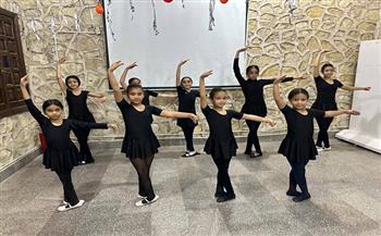 لقطات من تدريب الباليه بمكتبة الحديقة الخضراء الثقافية