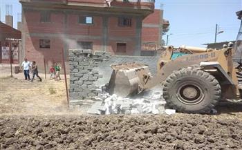 حملات لإزالة البناء العشوائي المخالف بالإسكندرية
