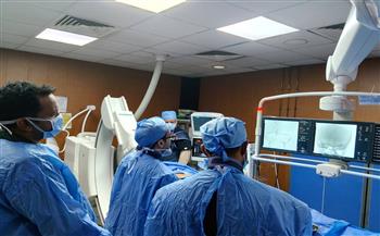 لأول مرة بمستشفى طيبة التخصصي بالأقصر.. إجراء 4 حالات قسطرة مخية ناجحة