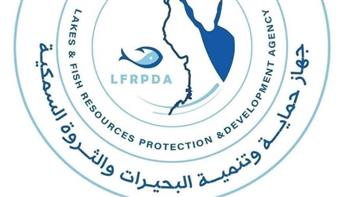 جهاز حماية وتنمية البحيرات يواصل أعمال الحصاد ويحقق إنتاج 33 طنًا من مزرعة المنزلة السمكية