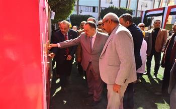 محافظ أسيوط يفتتح معرض تدوير الرواكد بمدرسة أبوتيج المهنية