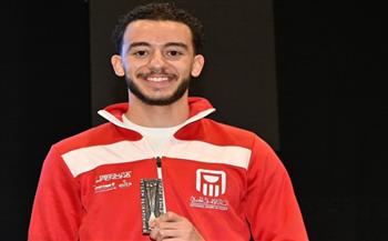 وزير الرياضة يهنئ البطل الأوليمبي محمد السيد ببرونزية كأس العالم لسلاح المبارزة 