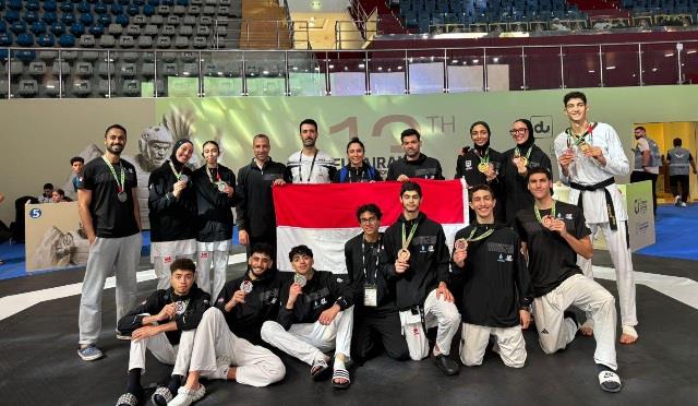 وزير الرياضة يهنئ منتخب مصر للتايكوندو بعد تألقه في كأس العرب