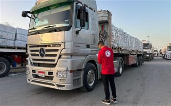 قافلة "زاد العزة الـ133" تدخل إلى الفلسطينيين في قطاع غزة