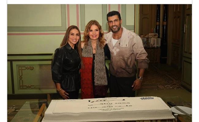 يسرا ومحمد سامي في مسلسل " قلب شمس" 