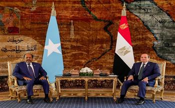 الرئيس السيسي: تنامي وتيرة الزيارات بين مصر والصومال يعكس عمق وخصوصية العلاقات التاريخية|صور