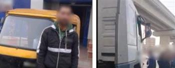 ضبط قائد توك توك للسير عكس الاتجاه في الشرقية