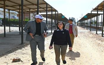 محافظ البحيرة تتفقد موقف شبراخيت الجديد على مساحة 2250 م²