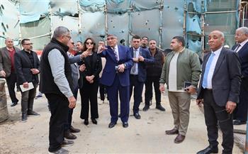 محافظ الجيزة يتفقد شارع العريش بعد إعادة الانضباط والتجهيزات الجارية بالموقع البديل للباعة الجائلين 