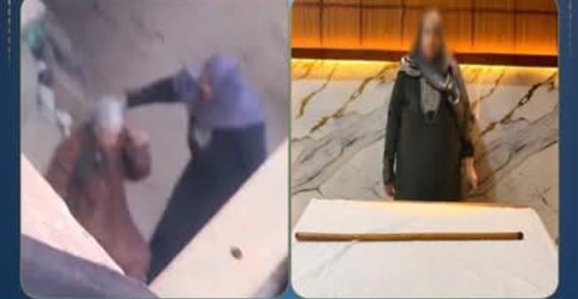 حبس السيدة المتهمة بضرب وسحل والدتها المسنة بقرية فى الشرقية