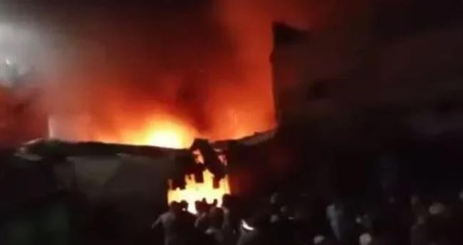 الحماية المدنية تسيطر على حريق عدد من الأكشاك بالمرج