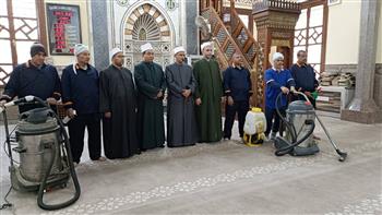 انطلاق حملة النظافة بمساجد سوهاج استعدادًا لاستقبال شهر رمضان المبارك