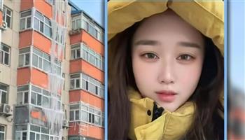 الصين.. سيدة تنسى إغلاق صنبور المياه فتحوّل الشارع لحلبة تزلج