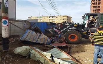 محافظ كفرالشيخ يتابع نتائج حملة رفع الاشغالات وتحسين مستوى النظافة العامة بمسير