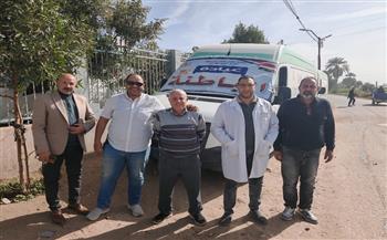 في قافلة للصحة: فحص 760حالة وتقديم 2600 خدمة طبية مجانية لأهالي كفر منسابة بالفشن ضمن مبادرة "حياة كريمة"