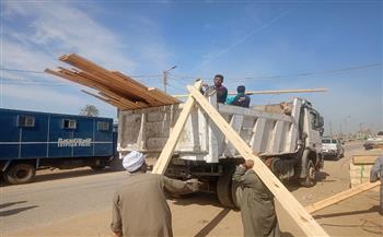 جهود الوحدة المحلية لمركز ومدينة الفشن في ملفات النظافة ومواجهة التعديات