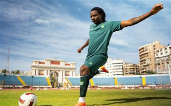 مابولولو ينتظم في مران الاتحاد السكندري بعد عودته من جديد