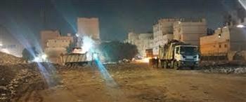 محافظ الجيزة: تحويل طريق الصرف بأرض اللواء من بؤرة تجمع للمخلفات إلى طريق ممهد ونظيف ومضاء