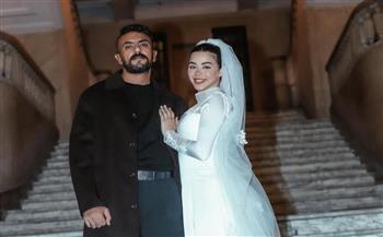 يارا السكري تطل بفستان زفاف أبيض