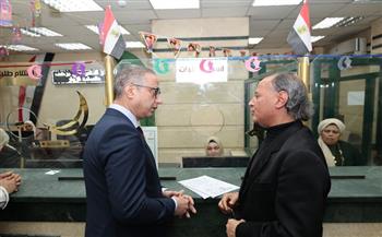 محافظ الجيزة يتفقد المركز التكنولوجي بحي الدقي ومكتب بريد بين السريات