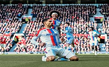 الدوري الإنجليزي.. مانشستر يونايتد يتأخر أمام كريستال بالاس بهدف في الشوط الأول