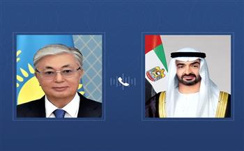 رئيسا الإمارات وكازاخستان يؤكدان ضرورة الوقف الفوري للأعمال التصعيدية واللجوء للحلول الدبلوماسية