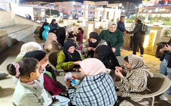 ثقافة الفيوم تواصل ليالي رمضان بميدان السواقي بالفيوم 