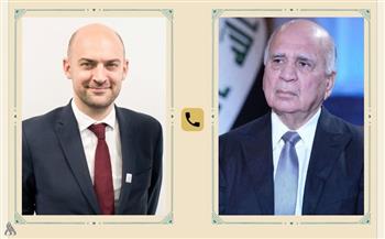 وزير الخارجية العراقي يدعو الدول الأوربية للضغط باتجاه وقف الحرب وتهدئة الأوضاع