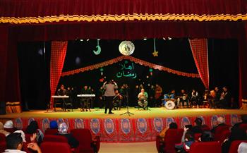 إنشاد وعروض للموهوبين في احتفالات ليالي رمضان بالغربية