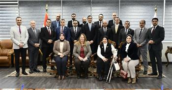 جوهر نبيل يستقبل لجنة الشباب والرياضة بمجلس النواب